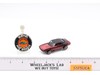 Custom Camaro Red BLACK PAINTED ROOF 1967 1968 Mattel Hot Wheels RL w/ Button