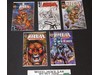 WWF Warrior Comic Books #1 -5 1996 Warrior Callahan Smith Ultimate Creations NEW