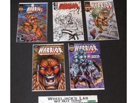 WWF Warrior Comic Books #1 -5 1996 Warrior Callahan Smith Ultimate Creations NEW