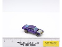 Custom Barracuda Purple w/Purple Interior 1967 1968Redline Hot Wheels Mattel Vtg