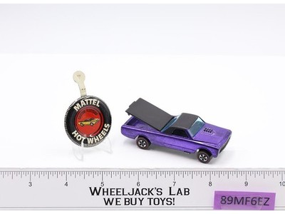 Custom Fleetside Purple 1967 1968 Hot Wheels Redline Mattel Vintage RL HK