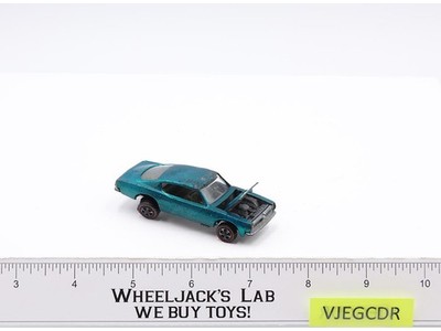 Custom Barracuda Aqua Teal 1967 1968 Hot Wheels Mattel Vintage Redline RL USA
