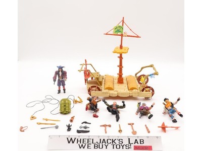 Lost Boy Attack Raft Hook 1991 Mattel Action Figure Vehicle W/ Figures