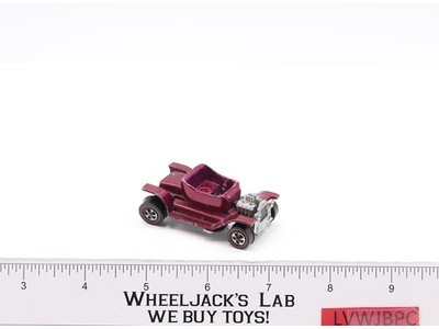 Hot Heap Red Rose 1968 Mattel Hot Wheels Redline RL No Seat