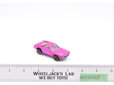Custom AMX Hot Pink 1969 Redline Hot Wheels Mattel Vintage RL NICE!