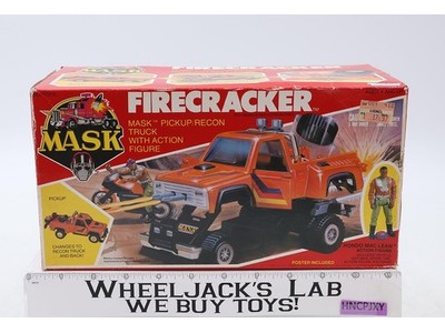 Firecracker Hondo Mac Lean MASK 1986 Kenner Figure Complete w/ Box NEW MIB