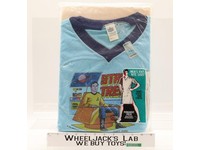 Star Trek Men's Knit Nite Shirt Short Sleeve Knee Length Size Medium Kmart NEW