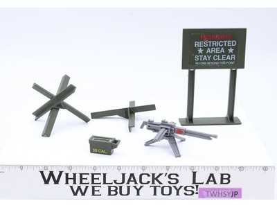 Machine Gun Defense Unit 100% Complete GI Joe 1984 Hasbro Action Figure Playset