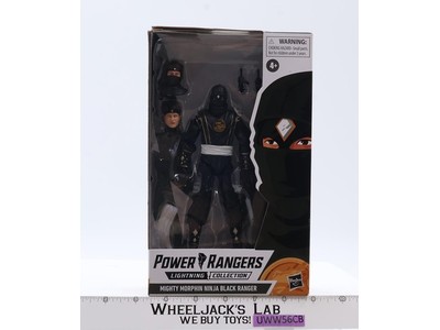Ninja Black Ranger Power Rangers Lightning Collection 2021 Hasbro NEW SEALED