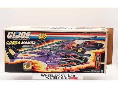 Cobra Mamba W/ Box 100% Complete GI Joe 1987 Hasbro Action Figure Vehicle