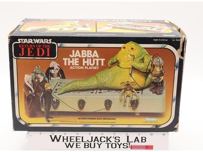 Jabba the Hutt Action Playset 100% Complete Star Wars 1983 Kenner