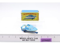 Cabin Cruiser & Trailer No. 9 Original Box Lesney Matchbox 1960's England