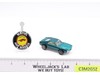 Custom AMX Aqua 1968 1969 Redline Hot Wheels Mattel Vintage RL w/ Button