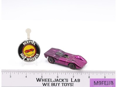 Ferrari 312P Magenta Hot Wheels 1969 1970 Redline Vintage Mattel RL