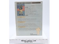 Steel Brigade Team Combat Command File Card ONLY GI Joe