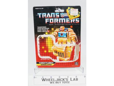 Wideload Cardback Vintage Hasbro 1987 G1 Transformers Action Figure