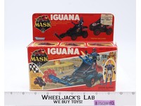 Iguana W/ Lester Sludge 100% Complete W/Box M.A.S.K. 1985 Kenner Figure Vehicle