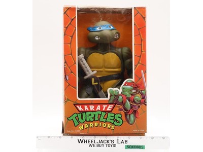 Leonardo Karate Turtles Warriors TMNT KO Made in China Vintage 10" Figure NEW
