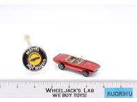 Custom Firebird Red Champagne Int.1968 Mattel Redline Hot Wheels Vtg w/ Button