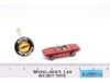 Custom Firebird Red Champagne Int.1968 Mattel Redline Hot Wheels Vtg w/ Button