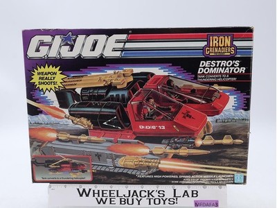 Destro's Dominator 100% Complete W/ Box GI Joe 1990 Hasbro Action Figure Vehicle