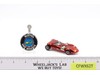 Twinmill Spectraflame Red 1968 1969 Redline Hot Wheels Mattel Vtg RL w/ Button
