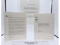 WWF Mat Monitor Program Service Official Letterhead Feb March 1992 Limited RARE