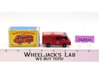 Land Rover Fire Truck 57 Lesney Matchbox Series 1960's Made In England