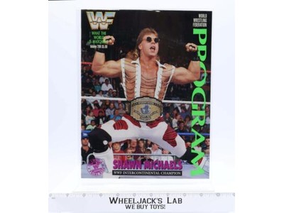 WWF Lineup Sheet Orlando 1/10/93 1993 Program Magazine 209 Shawn Michaels Poster