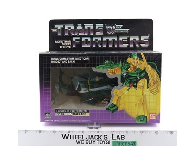 Barrage 100% Complete W/Box & Insert 1985 Vintage G1 Transformers Hasbro Figure