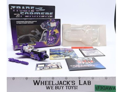 Astrotrain w/Box & Insert 100% Complete 1985 Vintage G1 Transformers Figure