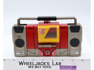 Blaster Vintage Hasbro 1985 G1 Transformers DECK & EAR BROKEN