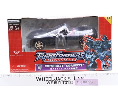 Chevrolet Corvette Battle Ravage Tranformers Alternators 2004 Hasbro NEW SEALED