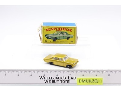 Opel Diplomat GOLD Matchbox Series No. 36 Lesney 1960's Made In England Original