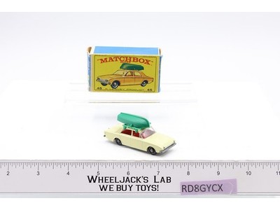 Ford Corsair & Boat No. 45 Original Box Lesney Matchbox 1960's England