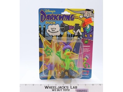 Bushroot Darkwing Duck Disney 1991 Playmates Action Figure NEW MOSC SEALED