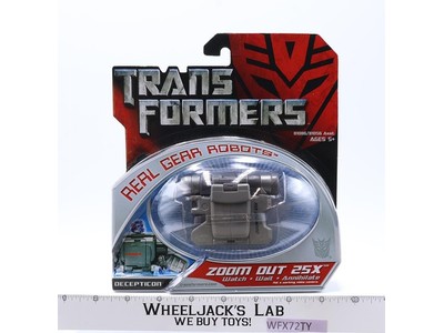 Zoom Out 25x Transformers Real Gear Robots 2007 Hasbro NEW SEALED