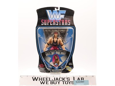 Bret Hitman Hart WWF Wrestling Superstars 1996 Jakks Pacific Figure NEW SEALED
