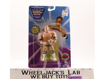 Rocky Maivia Bend-Ems WWF Wrestling 1997 Just Toys 4.5" Action Figure NEW SEALED