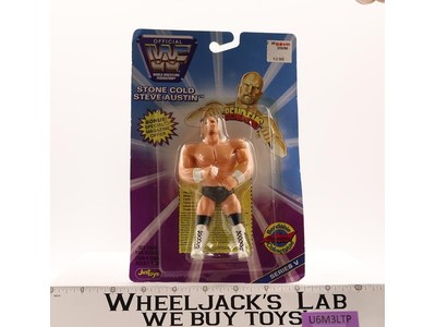Stone Cold Steve Austin Bend-Ems WWF Wrestling 1997 Just Toys 4.5" NEW SEALED