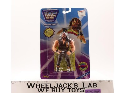 Mankind WWF Wrestling Bend-ems Series V 1997 JusToys Action Figure NEW SEALED