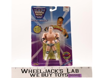 Rocky Maivia Bend-Ems WWF Wrestling 1997 Just Toys 4.5" Action Figure NEW SEALED