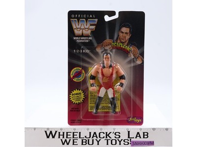 1-2-3 Kid Bend-Ems WWF Wrestling 1995 Just Toys 4.5" Figure NEW SEALED