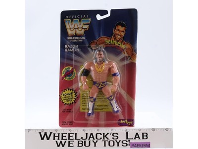 Razor Ramon Bend-Ems WWF Wrestling 1994 Just Toys 5" Vintage NEW SEALED