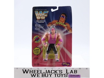 Bret "Hitman" Hart Bend-Ems WWF Wrestling 1994 Just Toys 5" Figure NEW SEALED