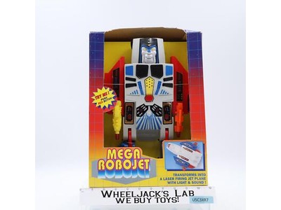 Mega Robojet Laser Firing Jet Plane w/ Light & Sounds Tara Toy Corp. NEW MIB