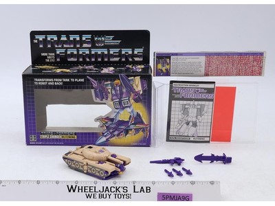 Blitzwing 100% Complete w/Box 1985 Vintage G1 Transformers Hasbro Action Figure
