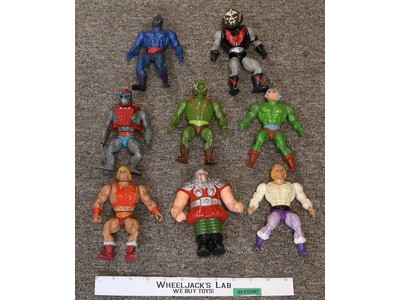 Lot of 8 (#4) He-Man Masters Of The Universe MOTU Vintage 1980s Mattel Figures