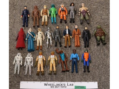 Lot of 23 (#2) Star Wars 1970s-1980s Kenner Vintage Action Figures