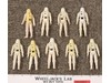 Lot of 9 Star Wars Hoth Stormtroopers 1980s Kenner Vintage Action Figures